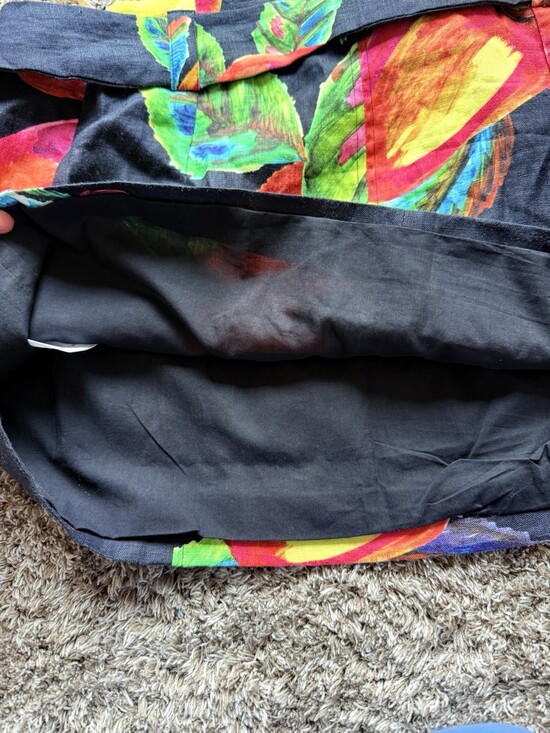 Farm Rio Mini Skirt Women's Linen Size Medium - Picture 9 of 9